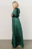 Kensington Satin Maxi Dress | Hunter Green sold by Baltic Born