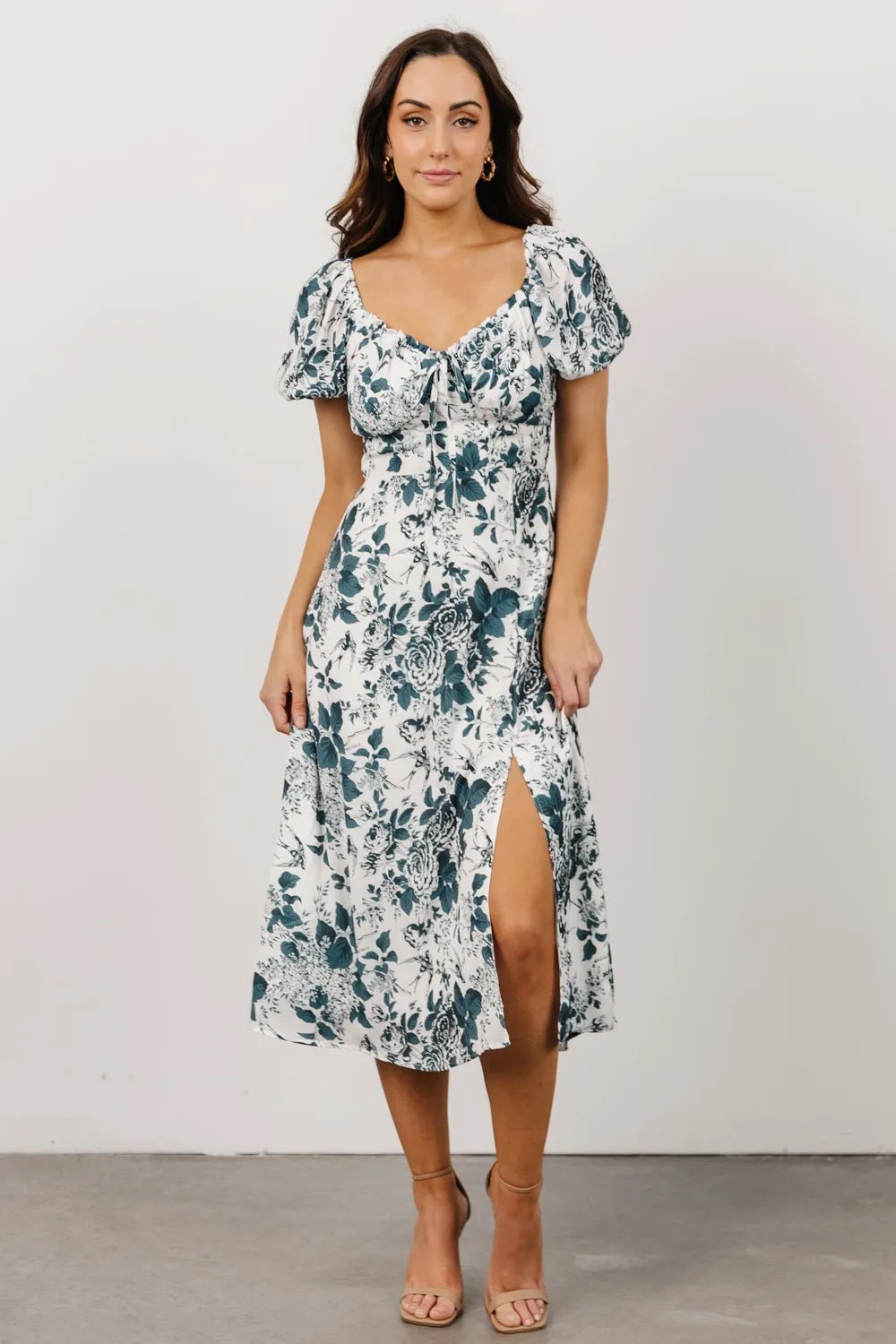 Cadence Midi Dress | Jade Floral sold by Baltic Born product image thumbnail 4