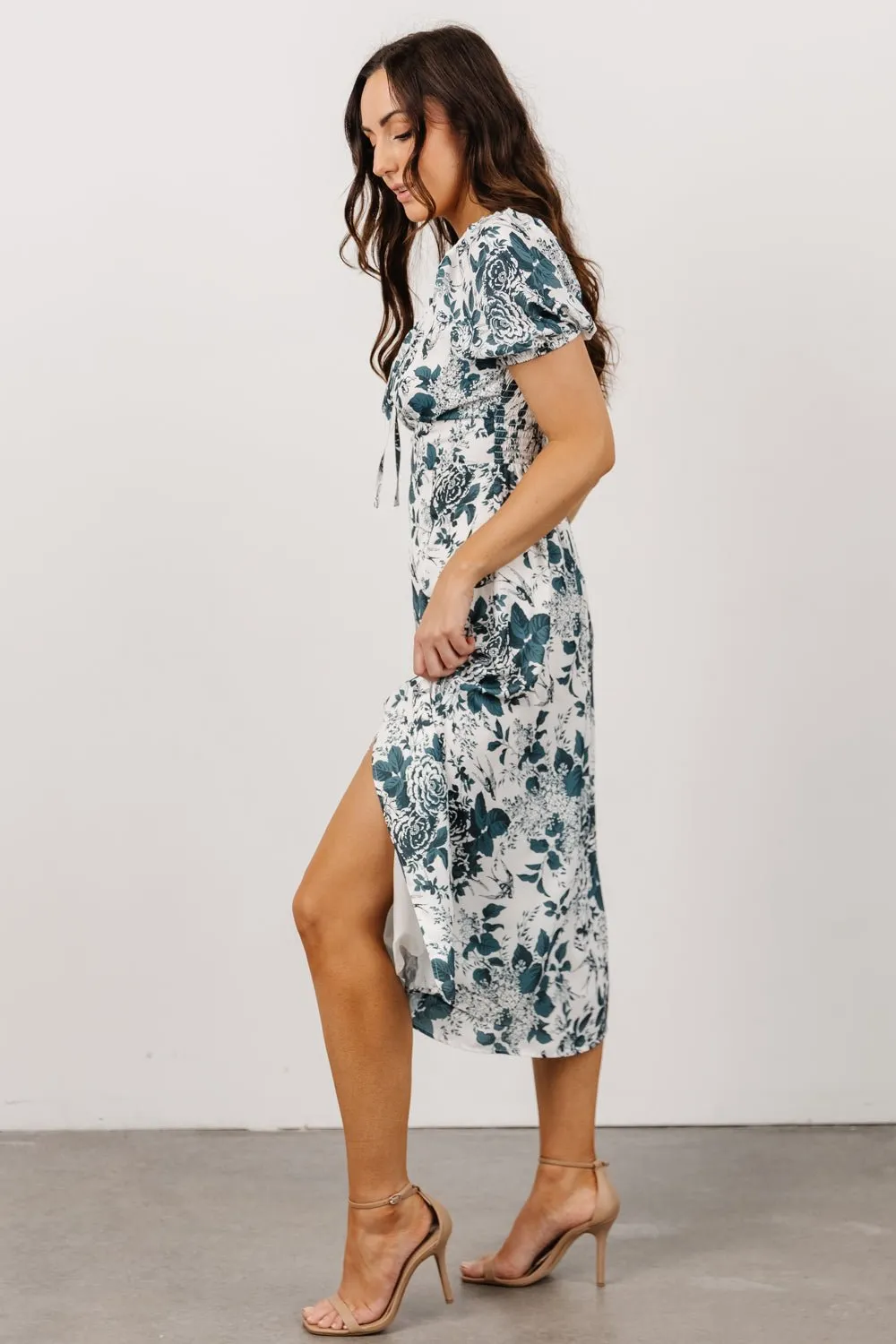 Cadence Midi Dress | Jade Floral sold by Baltic Born product image thumbnail 5