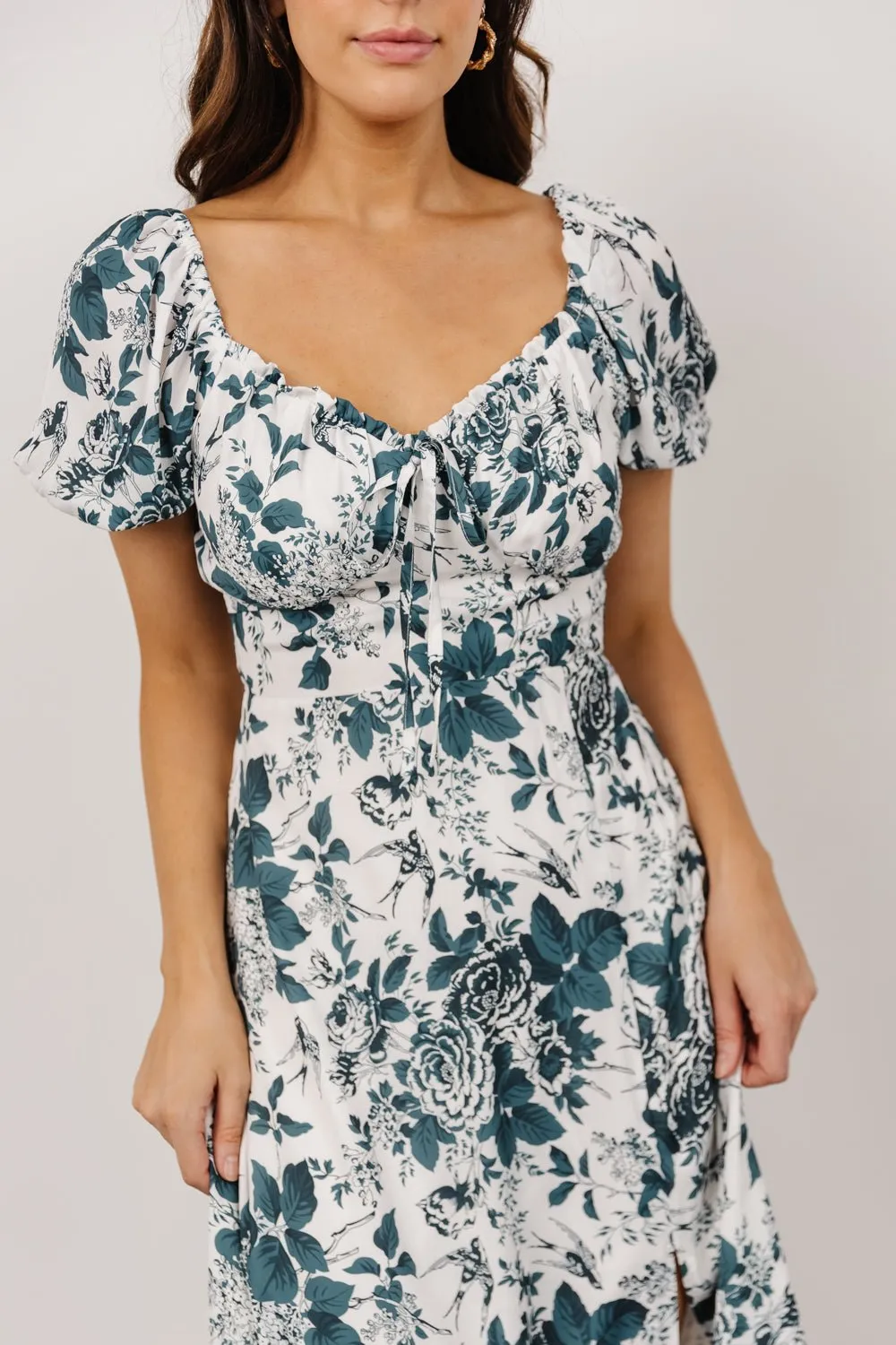 Cadence Midi Dress | Jade Floral sold by Baltic Born product image thumbnail 3