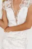 Jacqueline Embossed Midi Dress | White sold by Baltic Born