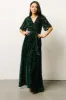 Uma Velvet Maxi Dress | Dark Green sold by Baltic Born