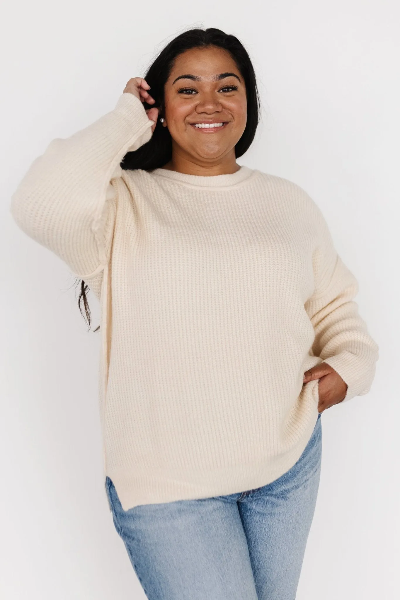 Jacey Knit Sweater | Ivory sold by Baltic Born product image thumbnail 3