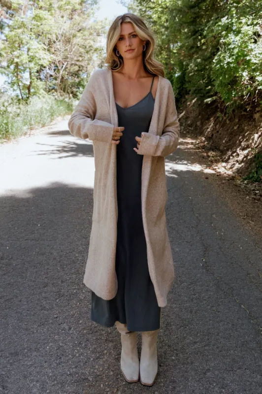 Claire Cardigan | Taupe sold by Baltic Born