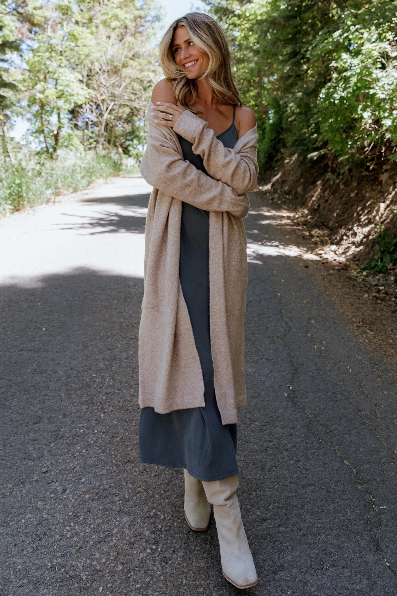 Claire Cardigan | Taupe sold by Baltic Born product image thumbnail 5