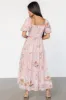 Annabeth Midi Dress | Blush Floral sold by Baltic Born