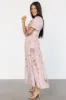 Annabeth Midi Dress | Blush Floral sold by Baltic Born