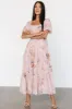 Annabeth Midi Dress | Blush Floral sold by Baltic Born