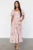 Annabeth Midi Dress | Blush Floral sold by Baltic Born