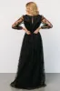 Isabelle Tulle Maxi Dress | Black sold by Baltic Born
