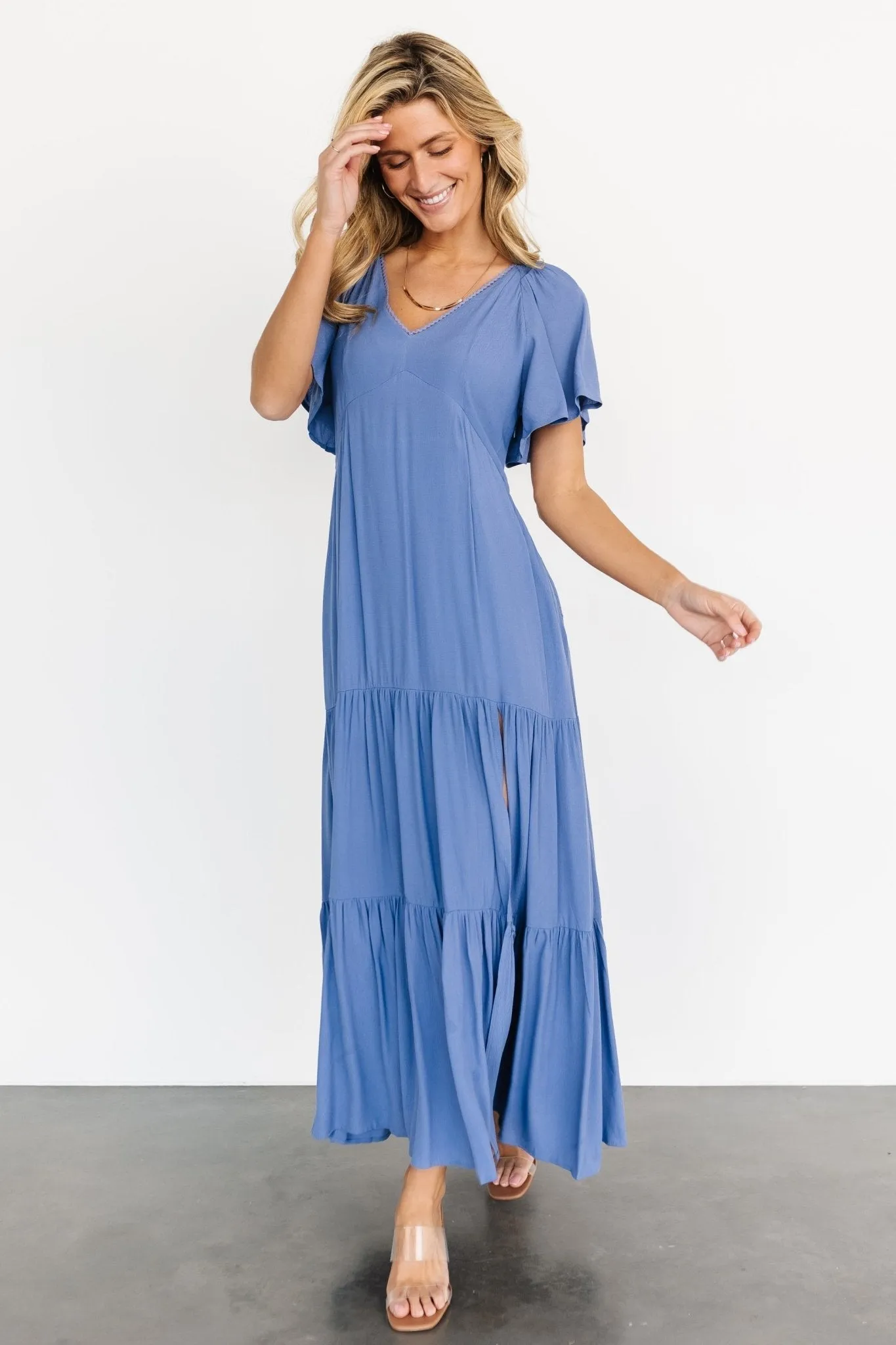 Chelsey Maxi Dress | Blue sold by Baltic Born