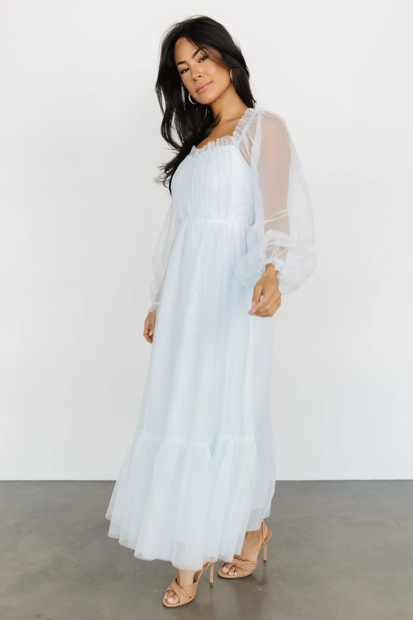 Cleobelle Maxi Dress | Ethereal Blue sold by Baltic Born