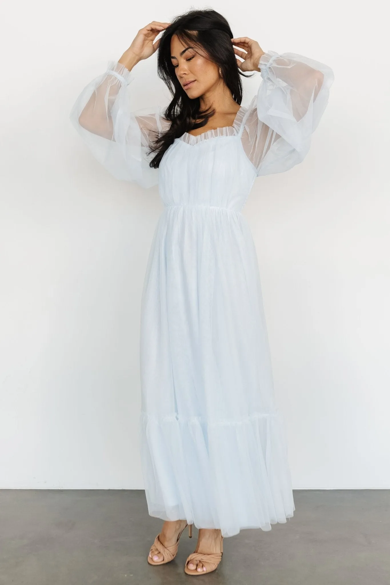 Cleobelle Maxi Dress | Ethereal Blue sold by Baltic Born product image thumbnail 5