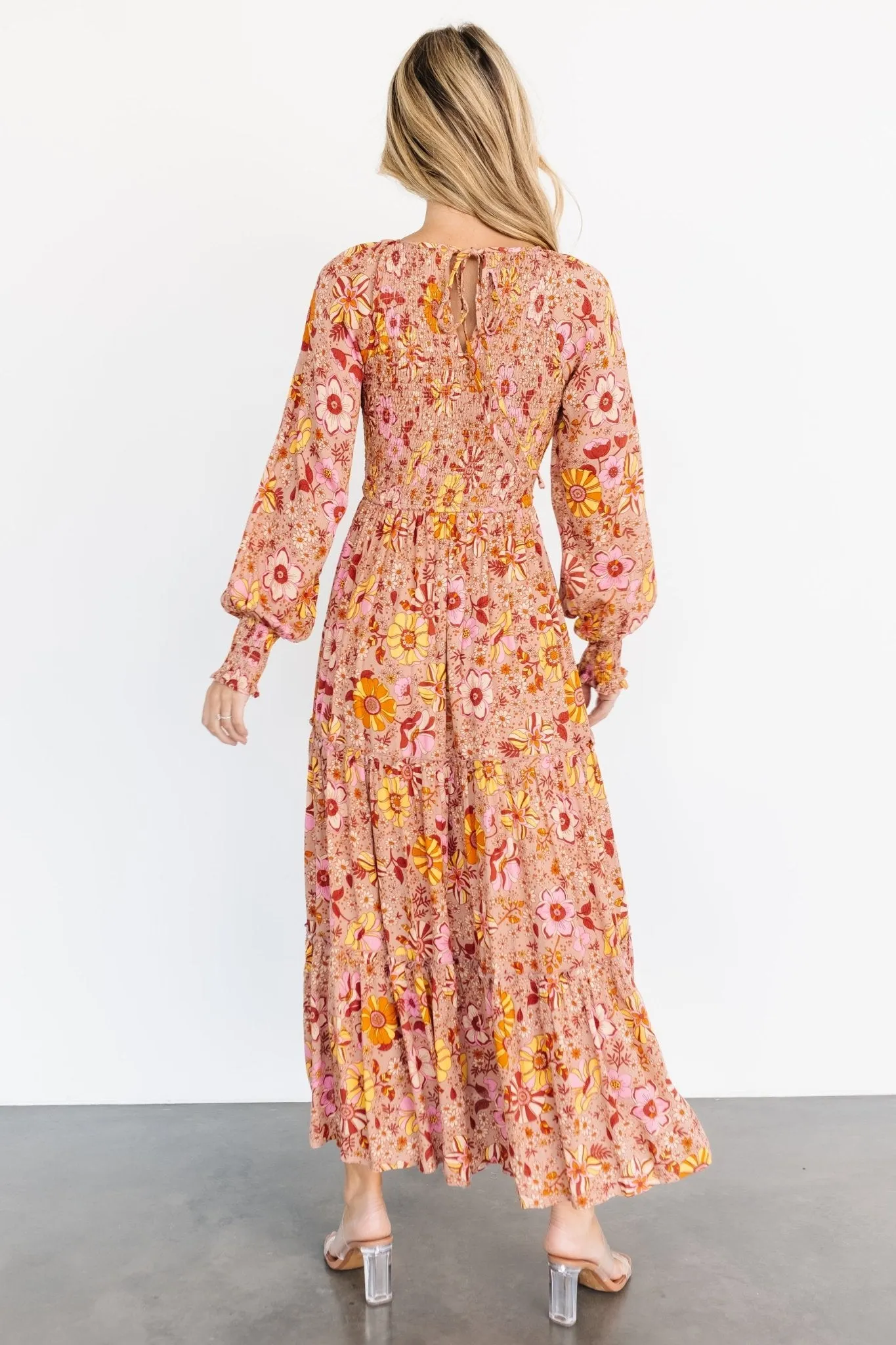Thea Smocked Maxi Dress | Multi Floral sold by Baltic Born product image thumbnail 5