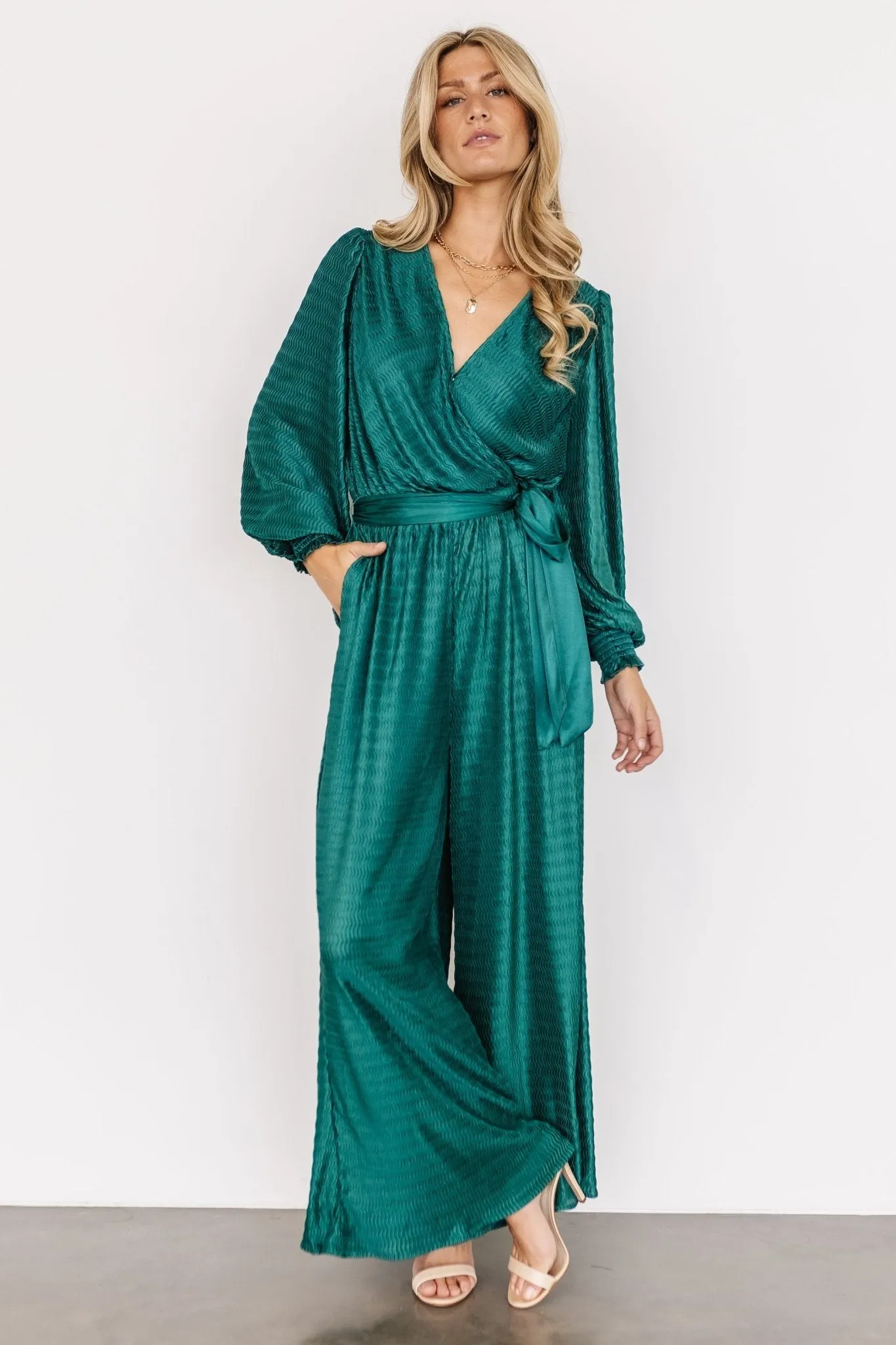 Gabriel Jumpsuit | Jade sold by Baltic Born product image thumbnail 2