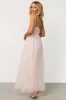 Fiona Tulle Maxi Dress | Pale Blush sold by Baltic Born