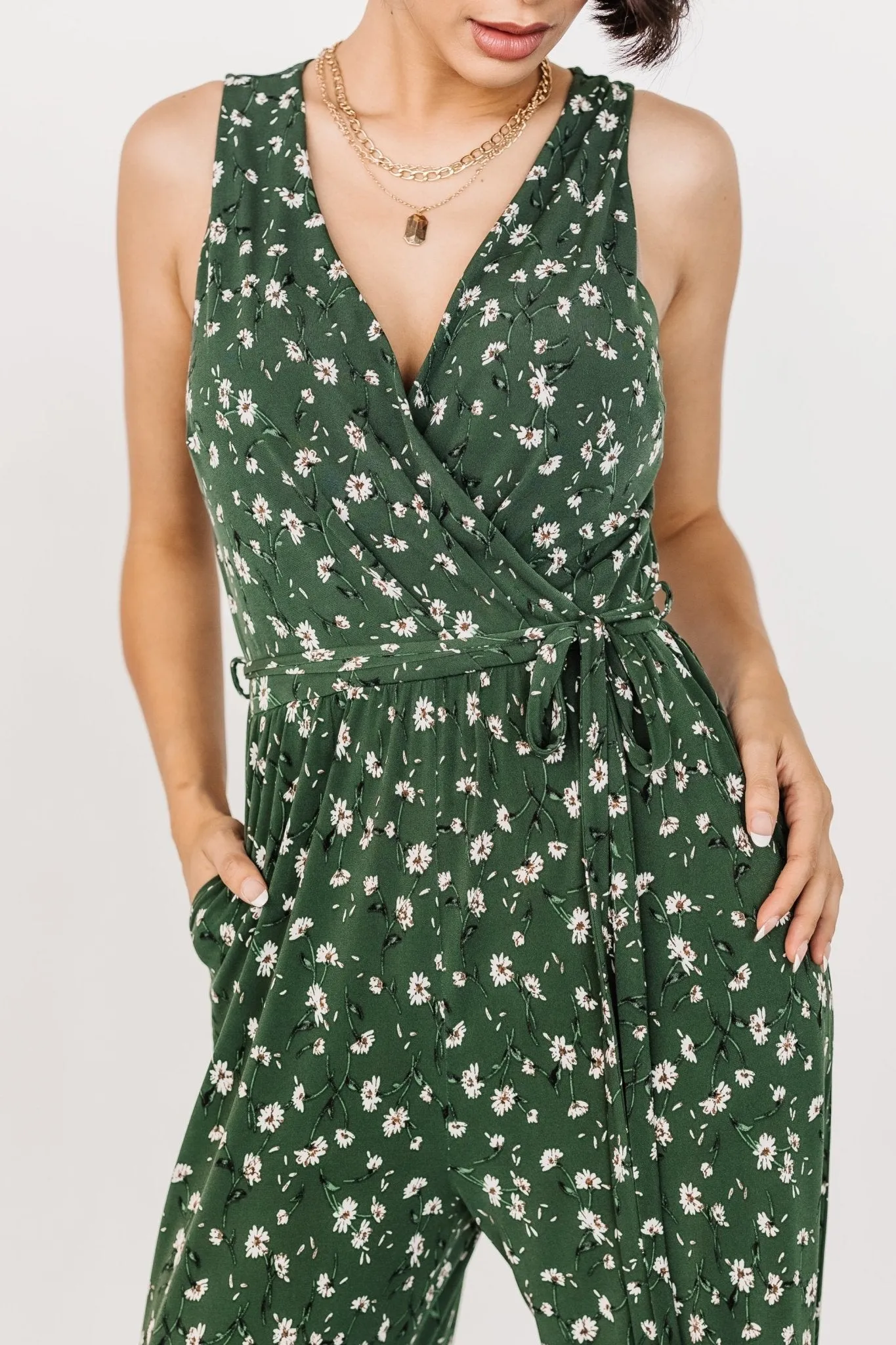 Ashlyn Jumpsuit | Green Floral sold by Baltic Born product image thumbnail 3