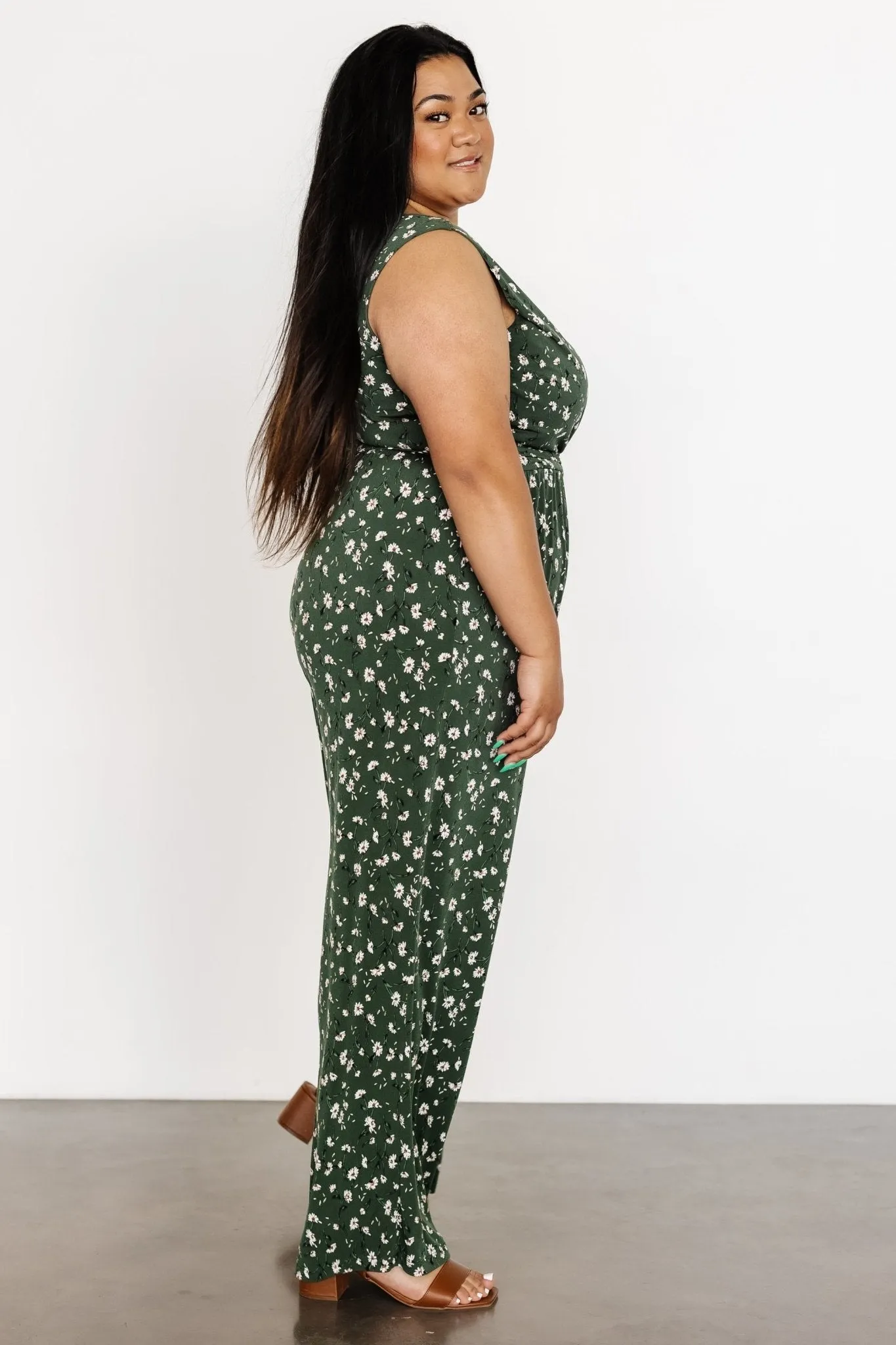 Ashlyn Jumpsuit | Green Floral sold by Baltic Born product image thumbnail 4