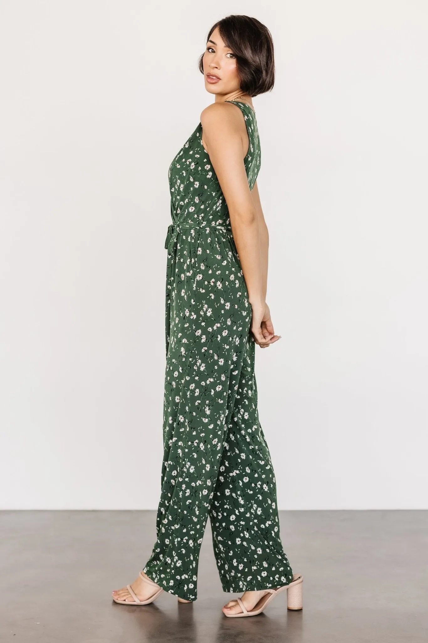 Ashlyn Jumpsuit | Green Floral sold by Baltic Born product image thumbnail 5