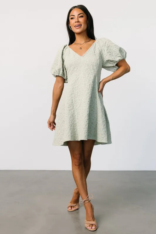Eulalie Mini Dress | Sage sold by Baltic Born