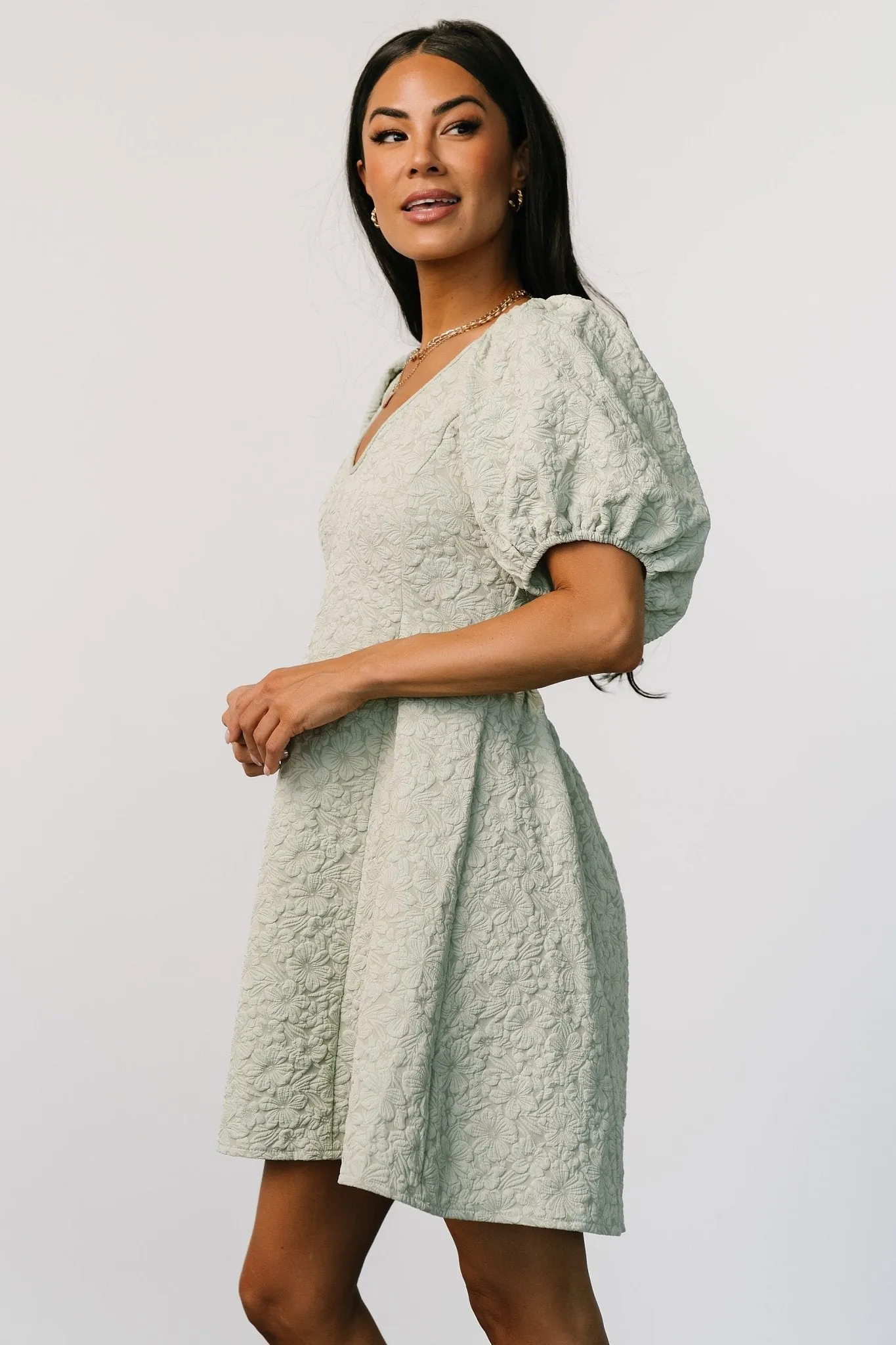 Eulalie Mini Dress | Sage sold by Baltic Born product image thumbnail 3