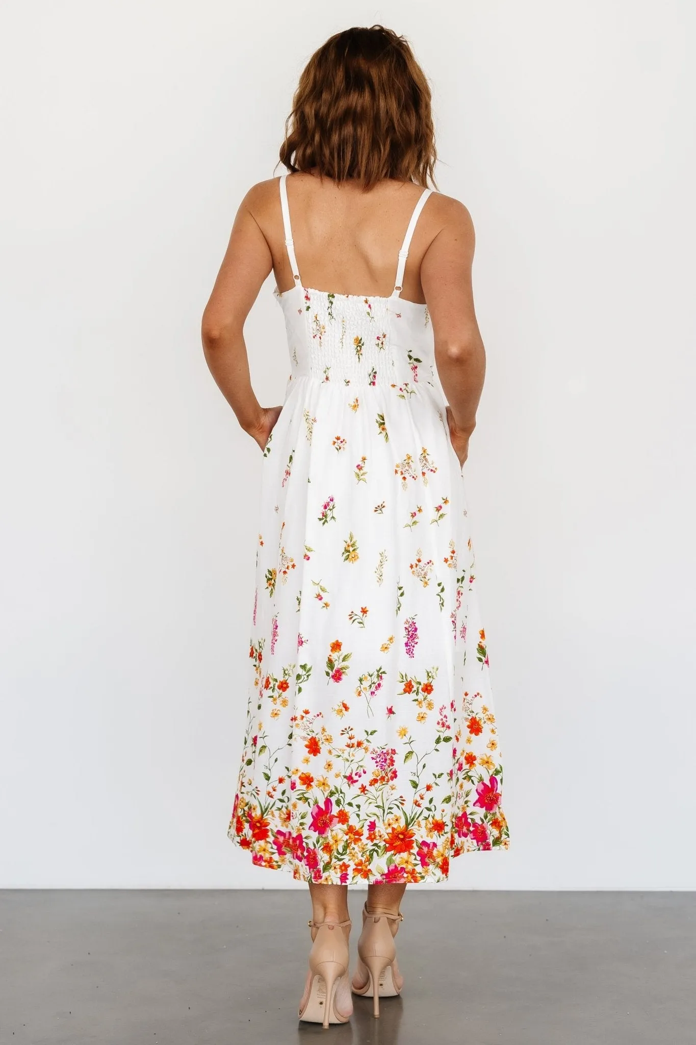 Daniella Tank Dress | Off White Floral sold by Baltic Born product image thumbnail 4