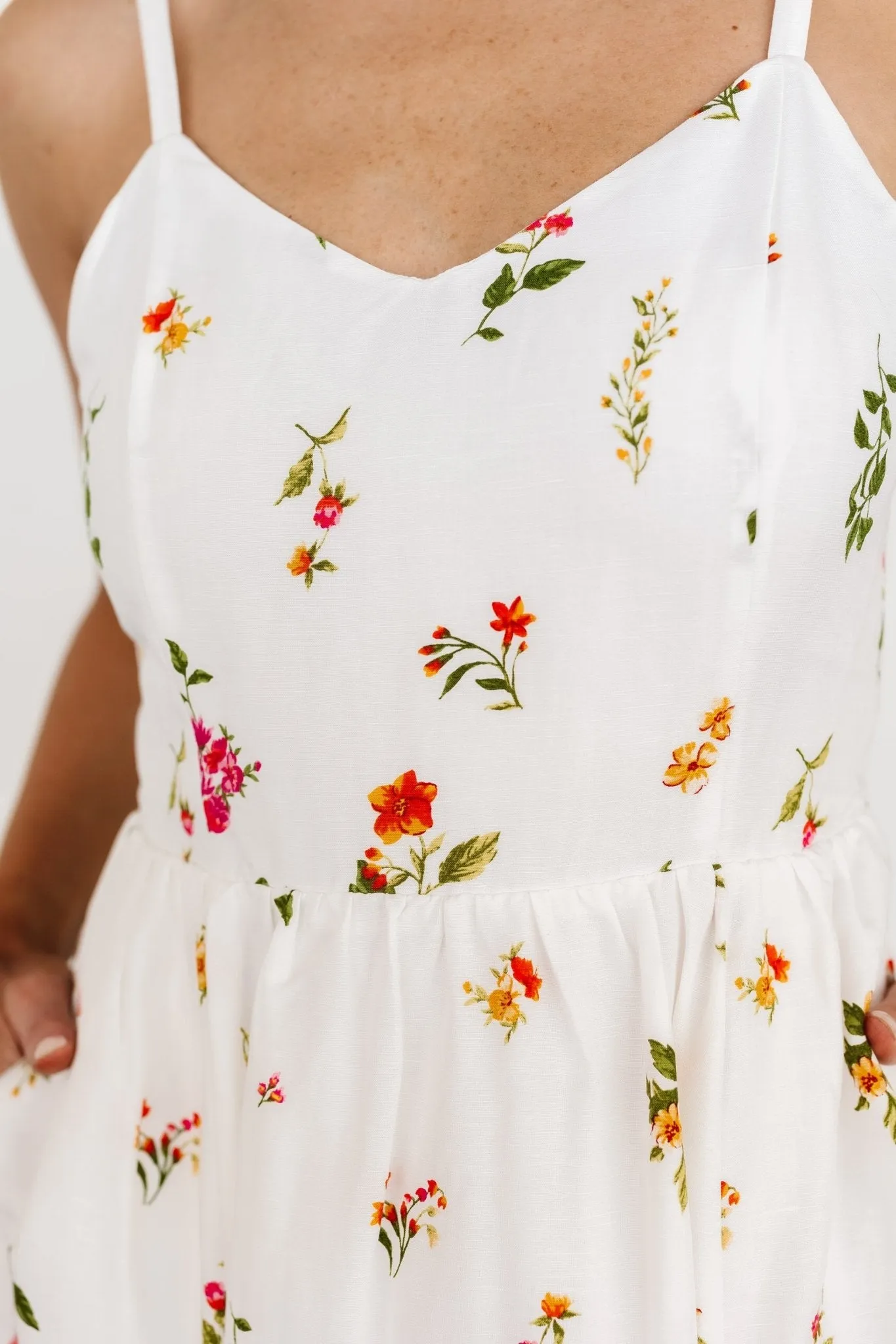 Daniella Tank Dress | Off White Floral sold by Baltic Born product image thumbnail 2