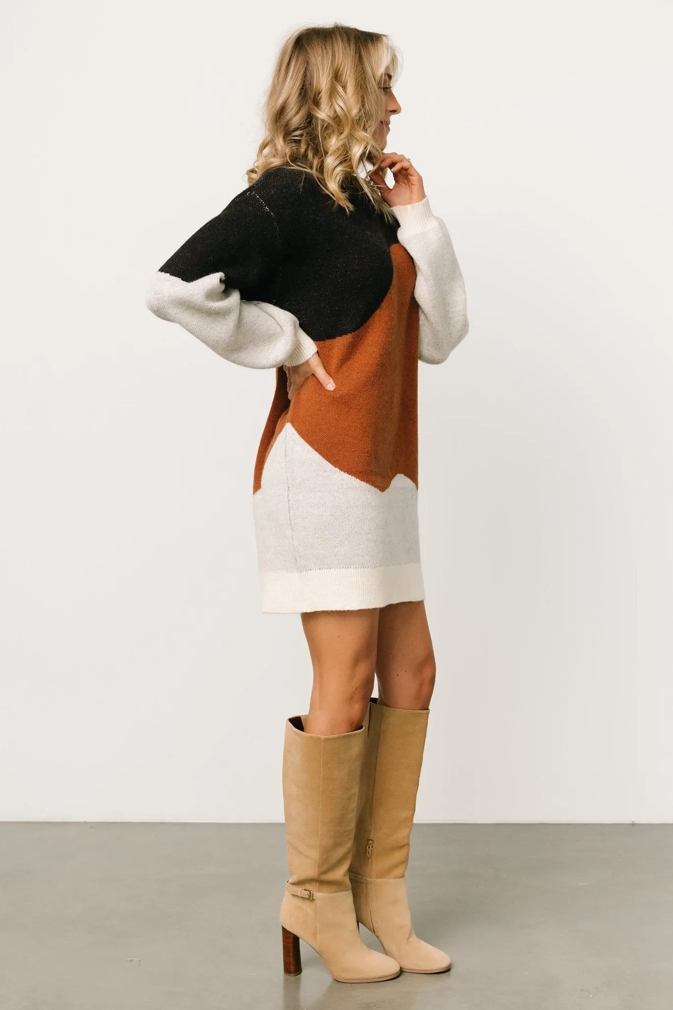 Dasha Sweater Dress | Black Multi sold by Baltic Born product image thumbnail 3