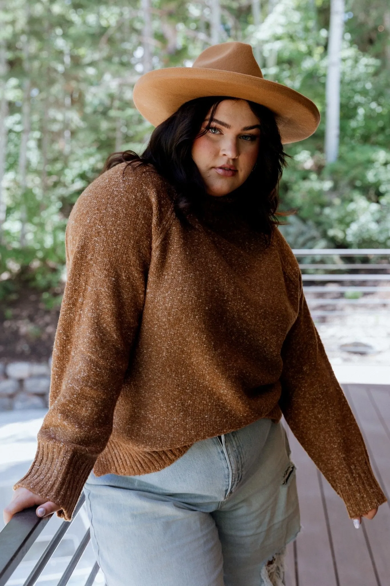 Oaklynn Turtleneck Sweater | Dark Camel sold by Baltic Born product image thumbnail 2
