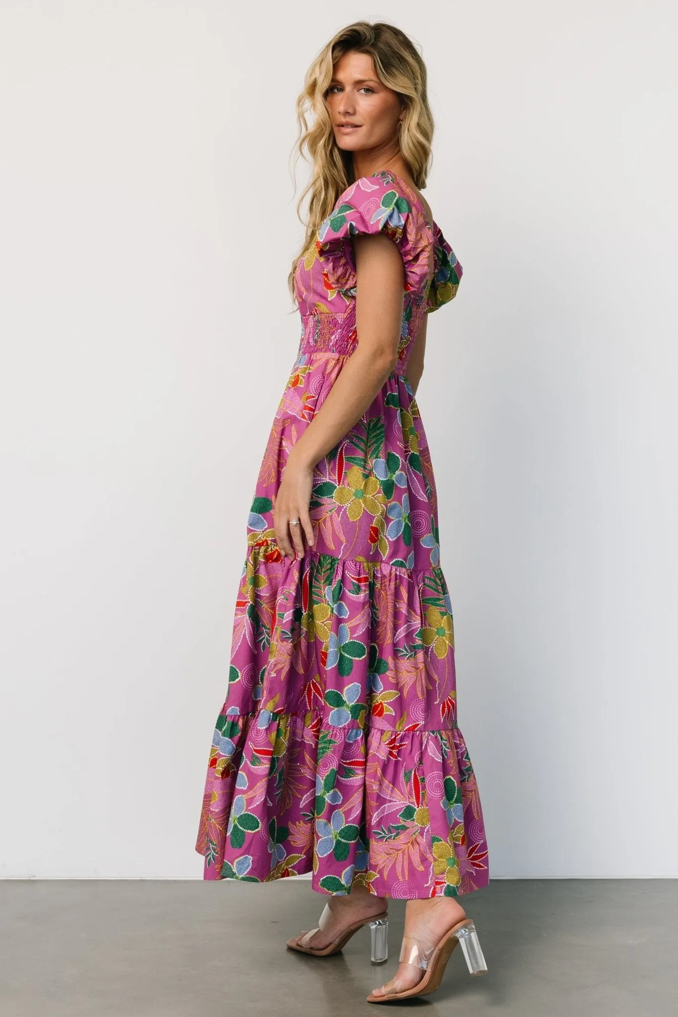 Melanie Maxi Dress | Orchid Multi sold by Baltic Born product image thumbnail 3