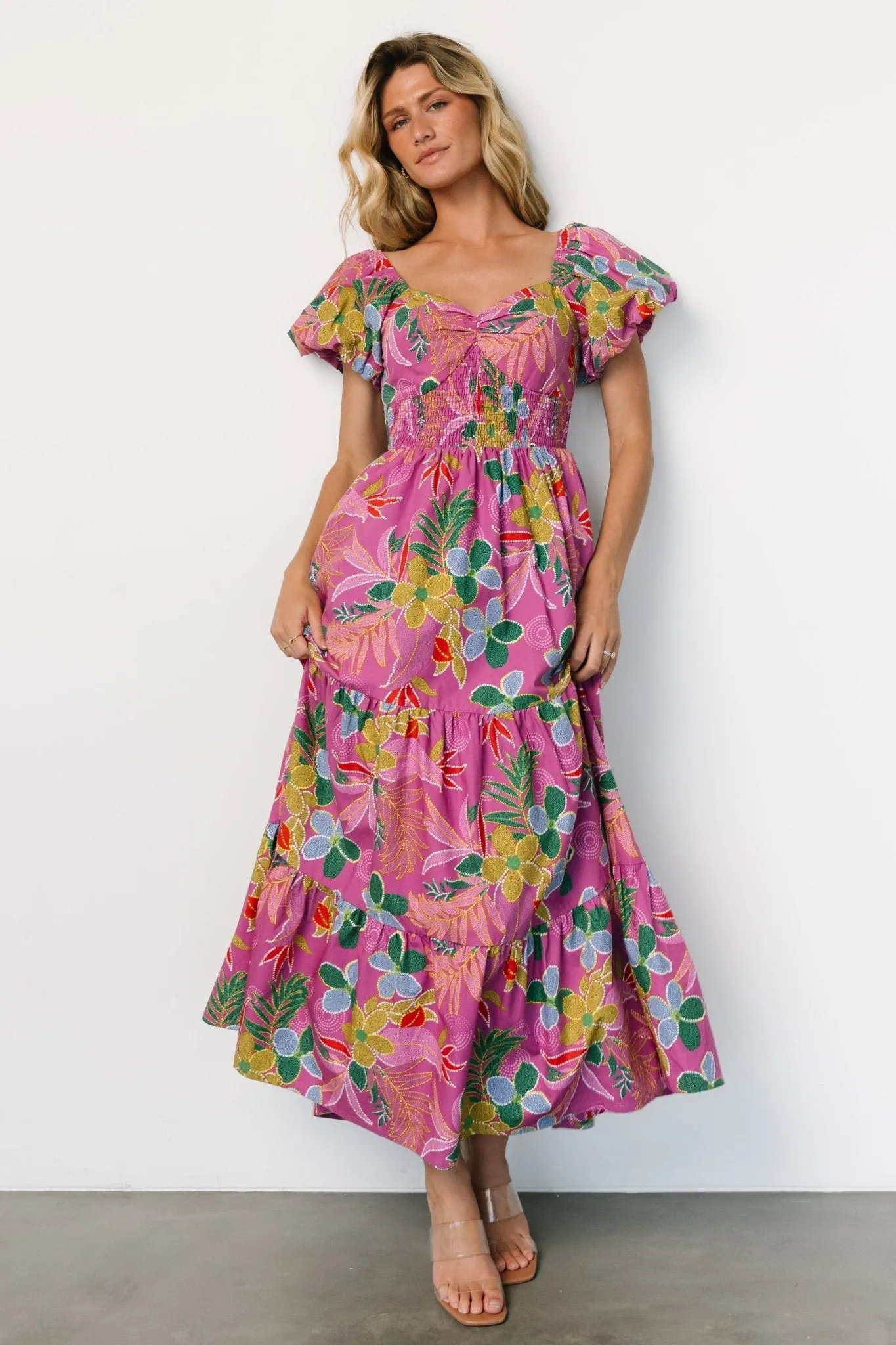 Melanie Maxi Dress | Orchid Multi sold by Baltic Born product image thumbnail 4