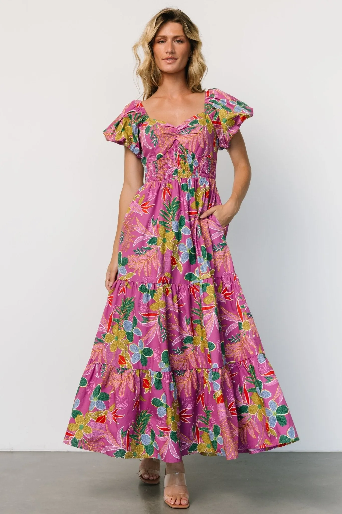 Melanie Maxi Dress | Orchid Multi sold by Baltic Born