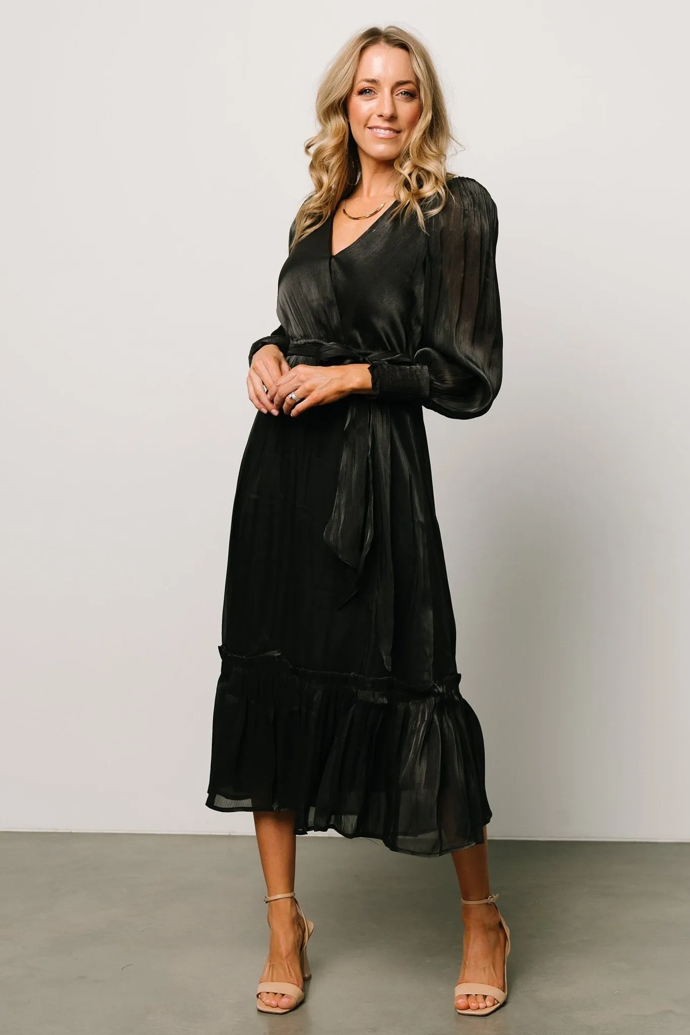 Flynn Midi Dress | Black sold by Baltic Born product image thumbnail 5