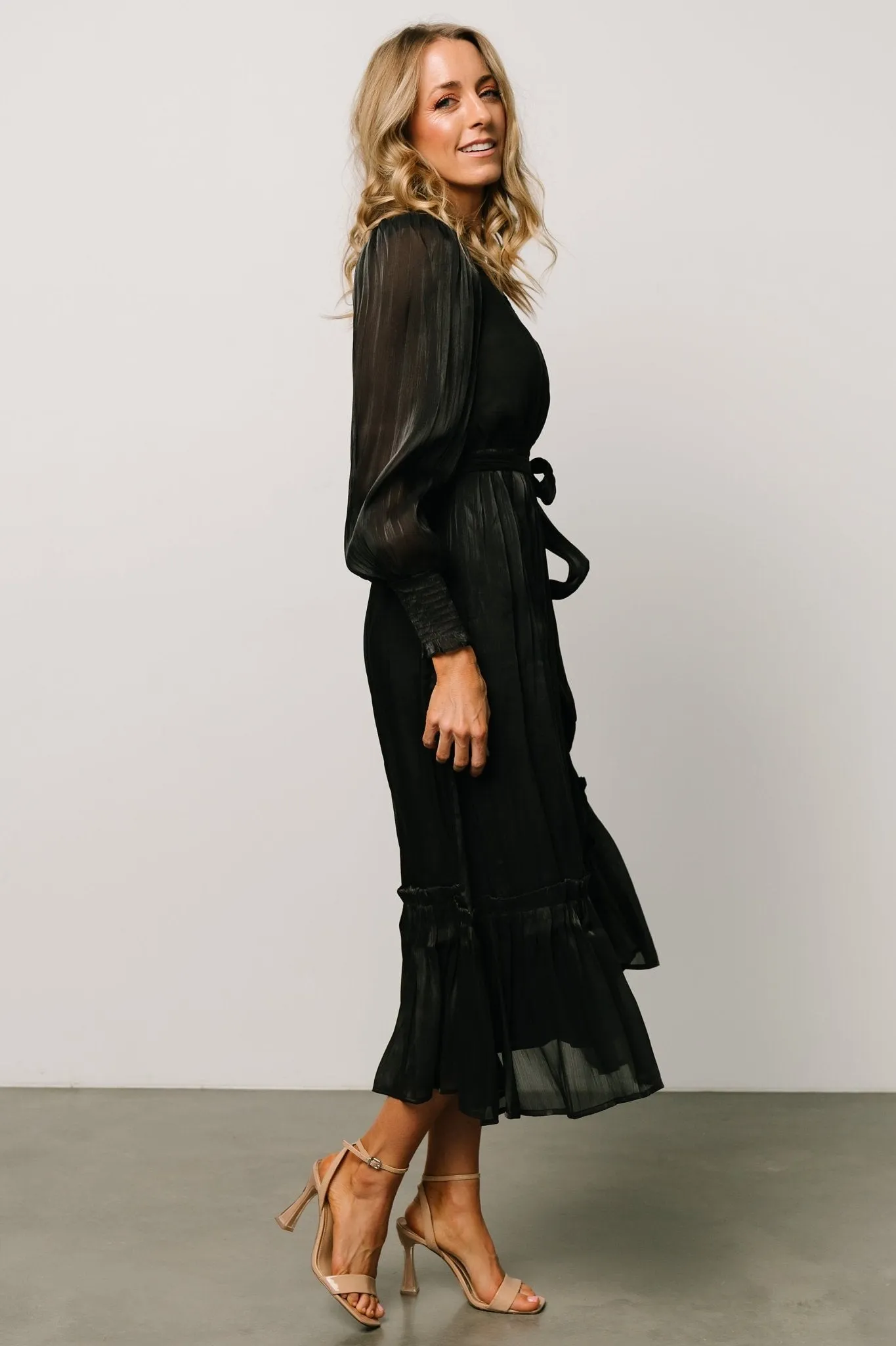 Flynn Midi Dress | Black sold by Baltic Born product image thumbnail 3