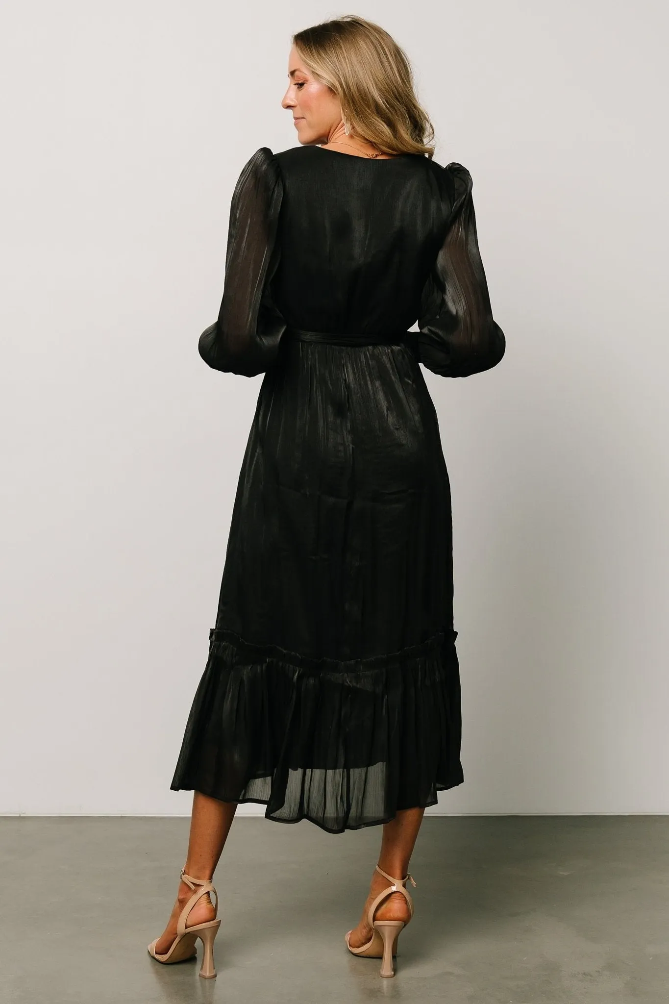 Flynn Midi Dress | Black sold by Baltic Born product image thumbnail 4