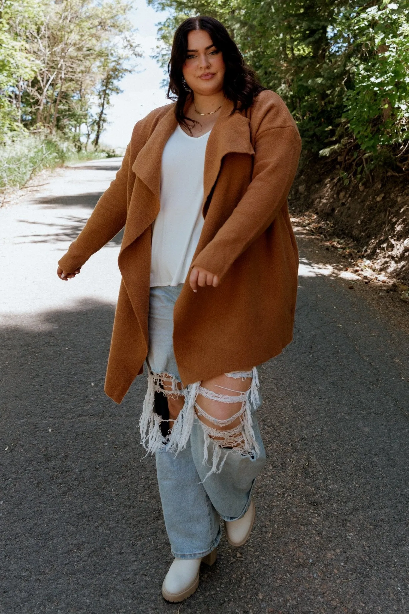 Ellison Lapel Cardigan | Camel sold by Baltic Born product image thumbnail 4