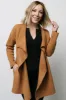 Ellison Lapel Cardigan | Camel sold by Baltic Born