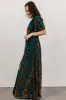 Uma Velvet Maxi Dress | Bronze + Jade sold by Baltic Born