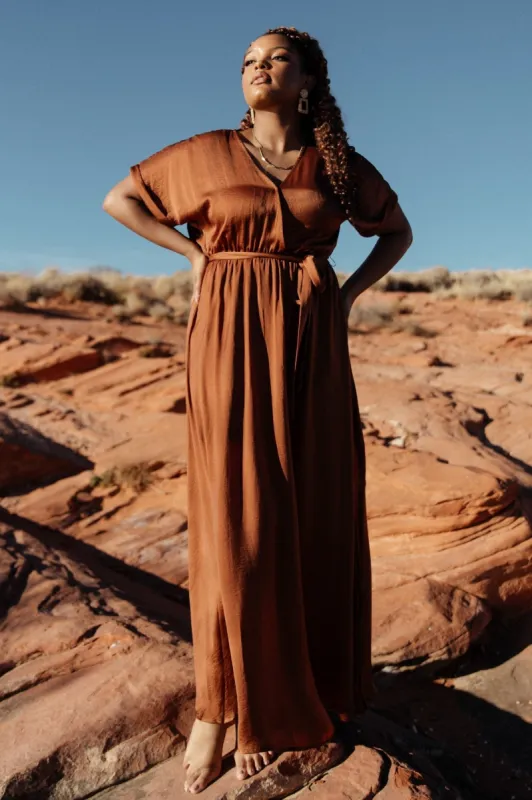 Sorenson Maxi Dress | Bronze sold by Baltic Born