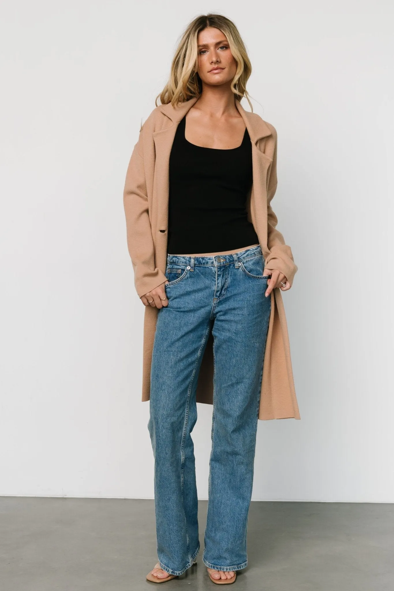 Roland Long Jacket | Light Camel sold by Baltic Born product image thumbnail 5