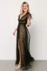 Caterina Tulle Maxi Dress | Black + Nude sold by Baltic Born
