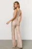Hillary Sequin Jumpsuit | Rose Gold sold by Baltic Born