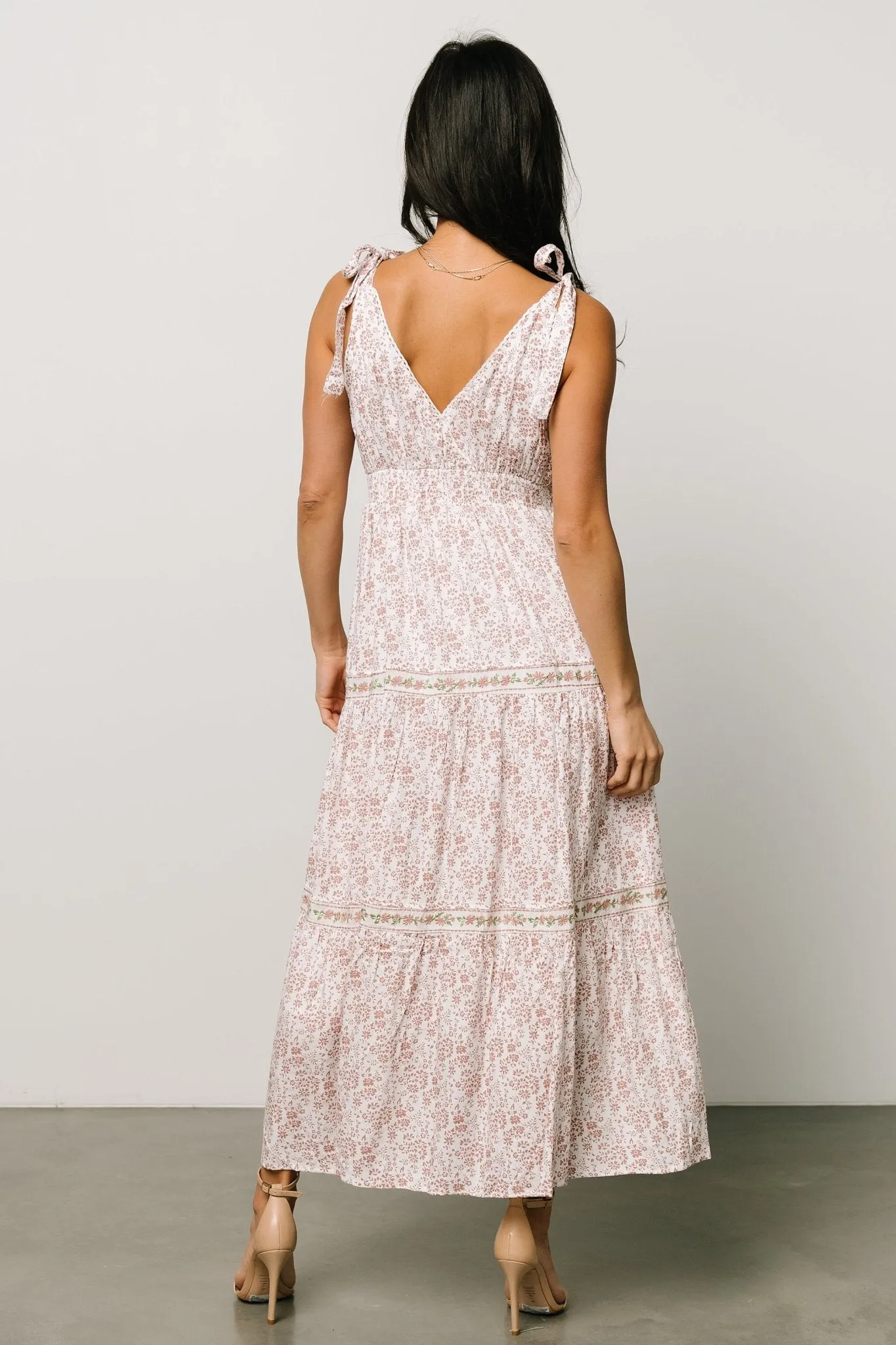 Hampshire Tank Maxi Dress | Mauve Floral sold by Baltic Born product image thumbnail 5