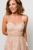 Georgiana Embroidered Midi Dress | Nude + Rose sold by Baltic Born