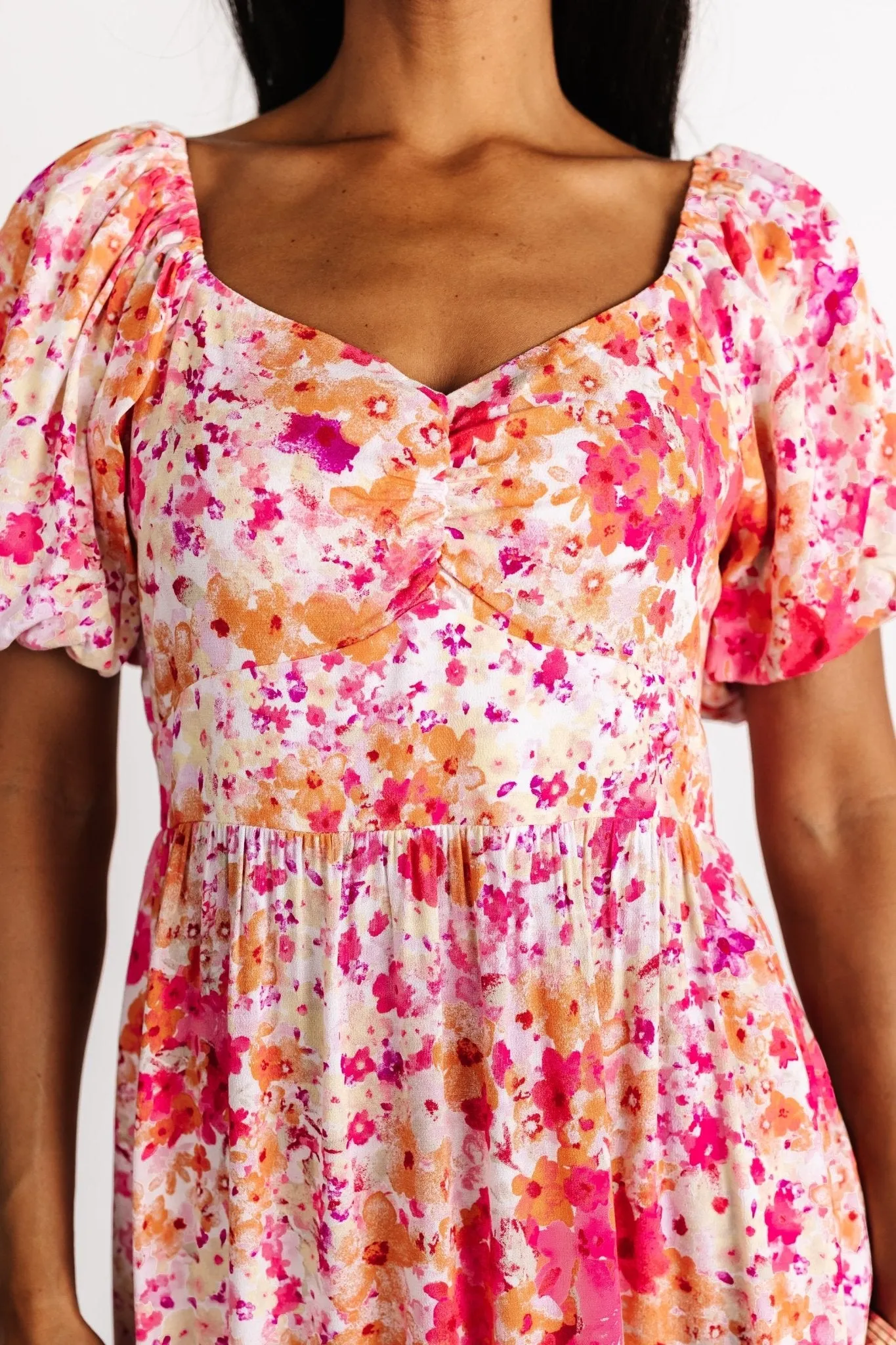 Dalston Maxi Dress | Pink Multi Floral sold by Baltic Born product image thumbnail 2