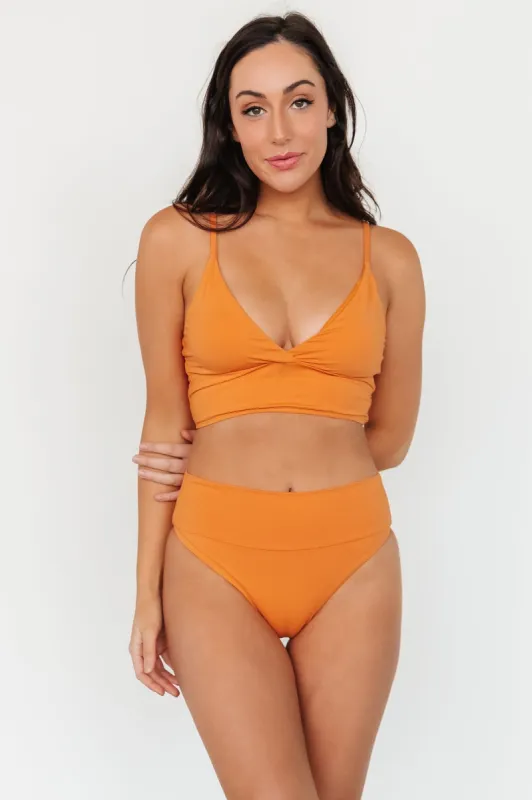 Sunny High Waisted Bikini Bottom | Dusty Melon sold by Baltic Born