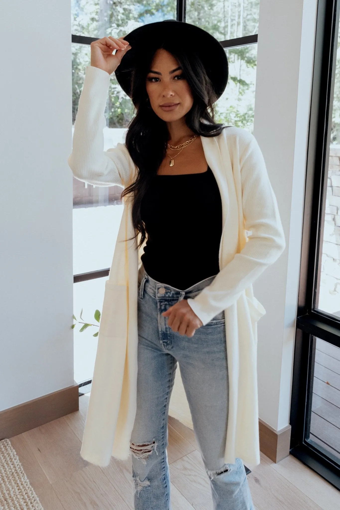 Central Park Cardigan | Ivory sold by Baltic Born