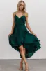 Steffi Tulip Wrap Dress | Emerald sold by Baltic Born