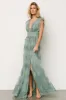 Rhea Tulle Maxi Dress | Eucalyptus sold by Baltic Born
