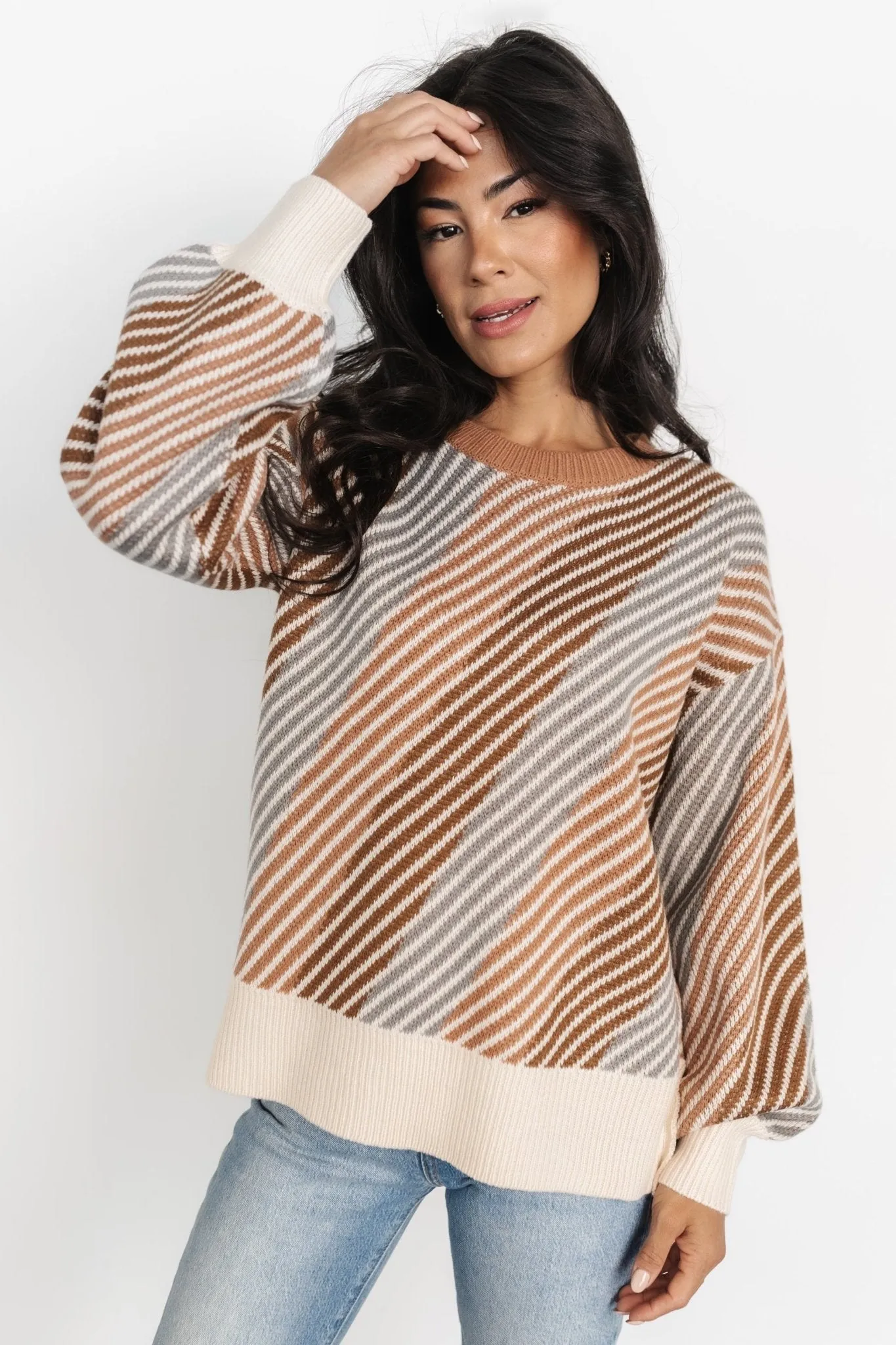 Baldwin Striped Sweater | Multi sold by Baltic Born